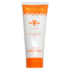 080 荳荳美白洗面乳, 淨化泡沫, LIGHT, 138g, 1條