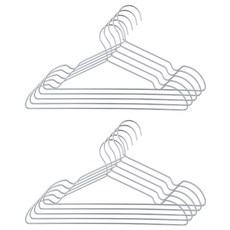 Craftsman In Storage 收納職人 極簡超輕量無痕防滑太空鋁合金衣架 升級款 41cm, 10個, 啞光銀