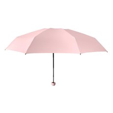 膠囊遮陽傘 粉色, 輕巧便攜，有效阻擋紫外線，甜美風格, 1個