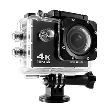 Transitions 全視線 C3運動型攝影機, 2吋大螢幕 170°大廣角 4K 防水 WIFI 連線, 黑色