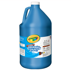 Crayola 繪兒樂 可水洗兒童顏料 藍色 128oz, 1色