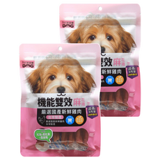 by DOG 機能雙效 麻花捲 犬用零食, 紅麴 + 蝦紅素 + 蔓越莓, 200g, 2包