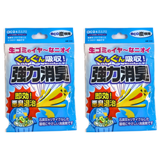 TOWA 東和產業 垃圾桶消臭劑 廚餘, 強力消臭, 即效惡臭退治, 32g, 2個