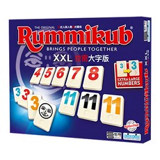 Rummikub 拉密 XXL大字版 紙盒, 1個