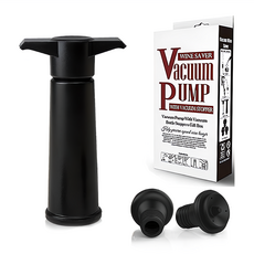 와인 마개 진공 스토퍼 세이버 밀폐 뚜껑 세트, 1세트, 블랙