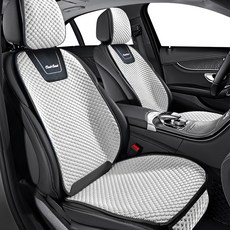 GMG Motors 汽車網眼通風涼感座椅套, 1組, 白銀