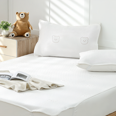 DON HOME 小熊立體空氣層涼感保潔墊 加大 尺寸:180x186cm
