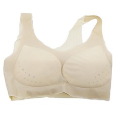 超薄冰絲透氣無痕洞洞杯無鋼圈內衣 60%巨量調整+40%彈性纖維