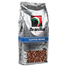 Brasilia 巴西里亞 全豆 藍山風味 咖啡豆(無研磨) 500g, 1包