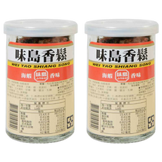味島 香鬆 海蝦香味, 52g, 2罐