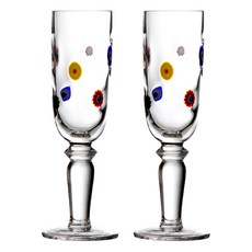 Premier 笛型香檳杯 花, 180ml, 2個