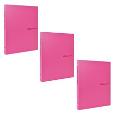 ECO Chungwoon 環保3孔迷你O型活頁夾, 粉紅色, 3個