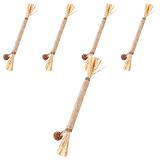 Little poppet 小小毛孩 寵物貓咪木天寥棒棒 玩具, 拉菲草蟲癭果, 5個