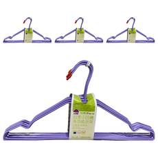 如意小凹槽多功能衣架10支 (顏色隨機) 衣物收納好幫手, 4組