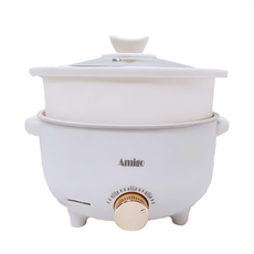 Amigo 多功能美食鍋 WK-2088 1.5公升鍋 1公升蒸籠 110V