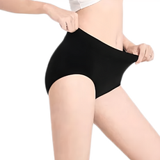 GIAT 吉亞特 科技涼感全鋅石墨烯彈力內褲 中腰款, M-L, 經典黑