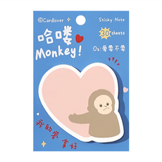 CARD LOVER 信的戀人 便利貼 130 x 105mm, 粉色, 3個, 1組