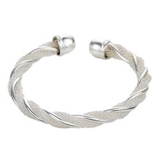 馥瑰馨盛 銀飾歐美手鍊, 電鍍925銀 合金, 手圍15-16.5CM, 手圍15~16.5cm, 深深愛戀