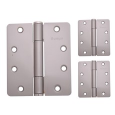 Bumjin 五金 門用鉸鏈 鎳, 3片