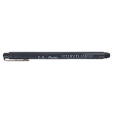 Pentel 飛龍文具 POINTLINER 代針筆 0.3mm, S20P-3A, 1盒