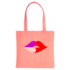 Kate Spade 唇唇欲動帆布袋 產品重量：200g