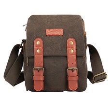 Cwatoun 科頓 減壓加厚防刮防盜微單眼相機帆布包 M號 咖啡色, 1個