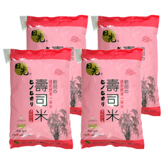 日光 美國新品壽司米 原級好米, 2kg, 4包, CNS一等米