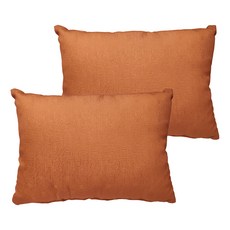 J&N 格紋緹花腰枕 2個, 紫色