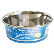 Durapet 不鏽鋼防滑狗碗 - M 優質耐用 可用洗碗機清洗 終身保固 靜音, OR-DU-04106, 1個