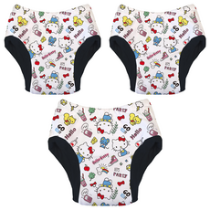 THiRSTiES 訓練褲/學習褲 SANRIO聯名款 Hello Kitty My Friends (15-20 kg), L, 3件