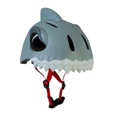 crazySAFETY 瘋狂安全帽 3D 恐龍造型安全帽, M, 灰鯊魚, 1個