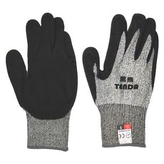 Tenda 黑熊 防割/止滑手套, XL, 1雙, 黑色