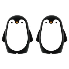 小麥購物 企鵝按壓式開瓶器 Y313 黑色 可愛造型 按壓開瓶, 2個