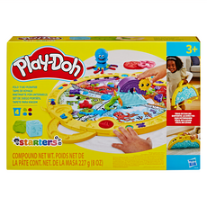 Play-Doh 培樂多 入門折疊便利遊戲墊黏土組，適合3歲以上兒童, 227g, 1盒, Multi-color pack