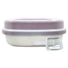 Richell 利其爾 卡羅貓便盆, 大 45 x 55 x 16cm, 紫色, 1個