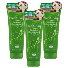 YR 葉璐芝 臉部身體綠茶去角質凝露, 深層清潔毛孔汙垢, 老廢角質, 250ml, 3條