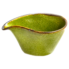 Ko-Hyo 小兵製陶所 佐和陶瓷 綠小兵片口器 日本製 80mL, 1個