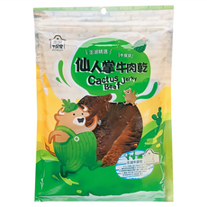 澎湖牛屎窟 仙人掌牛肉乾, 130g, 1包