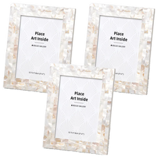 多層珍珠相框, 天然貝殼, 3個