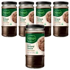 CJ bibigo 韓式頂級燒烤拌醬 原味, 微甜獨特口感不死鹹，醃、烤、煎、炒皆宜, 290g, 5瓶