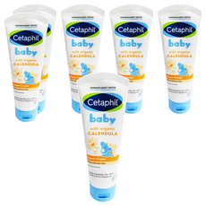 Cetaphil 舒特膚 Baby 屁屁膏 有機金盞花 舒緩修護 葵花子油和蜂蠟 深層滋養, 70g, 6條