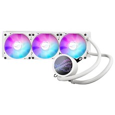 ASUS 華碩 REPUBLIC OF GAMERS ROG White Edition 龍王三代 散熱器, RYUO III 360 ARGB, 白色, 1個