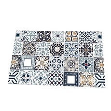 半島良品 PVC防油防水皮革地墊, 巴洛克風情, 1件