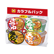 Maruchan 東洋 迷你綜合杯麵, Set 4入, 1袋
