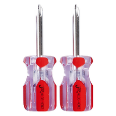 JETECH 捷特 彩條大頭起子 十字型 104-6x40mm #2 高強度鉻釩鋼 塑膠, 2支