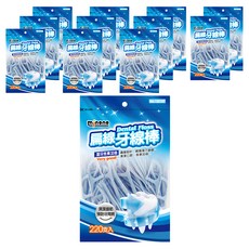 minono 米諾諾 扁線牙線棒, 7cm, 220支, 12包