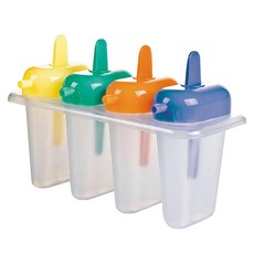 ibili 四格冰棒模, 總長16cm, 1組