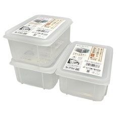 Sanada Seiko 站立式保存盒3件組 D-5186 680ml, 3個, 1組