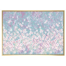 菠蘿選畫所 春響 BFFB3451G 畫框花卉掛畫 提升居家空間美感, 40 x 30cm, 金色