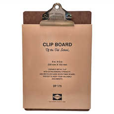 HIGHTIDE penco 板夾 A5, 9 英寸x 6 英寸, 耐用金屬夾, 古銅, 1個